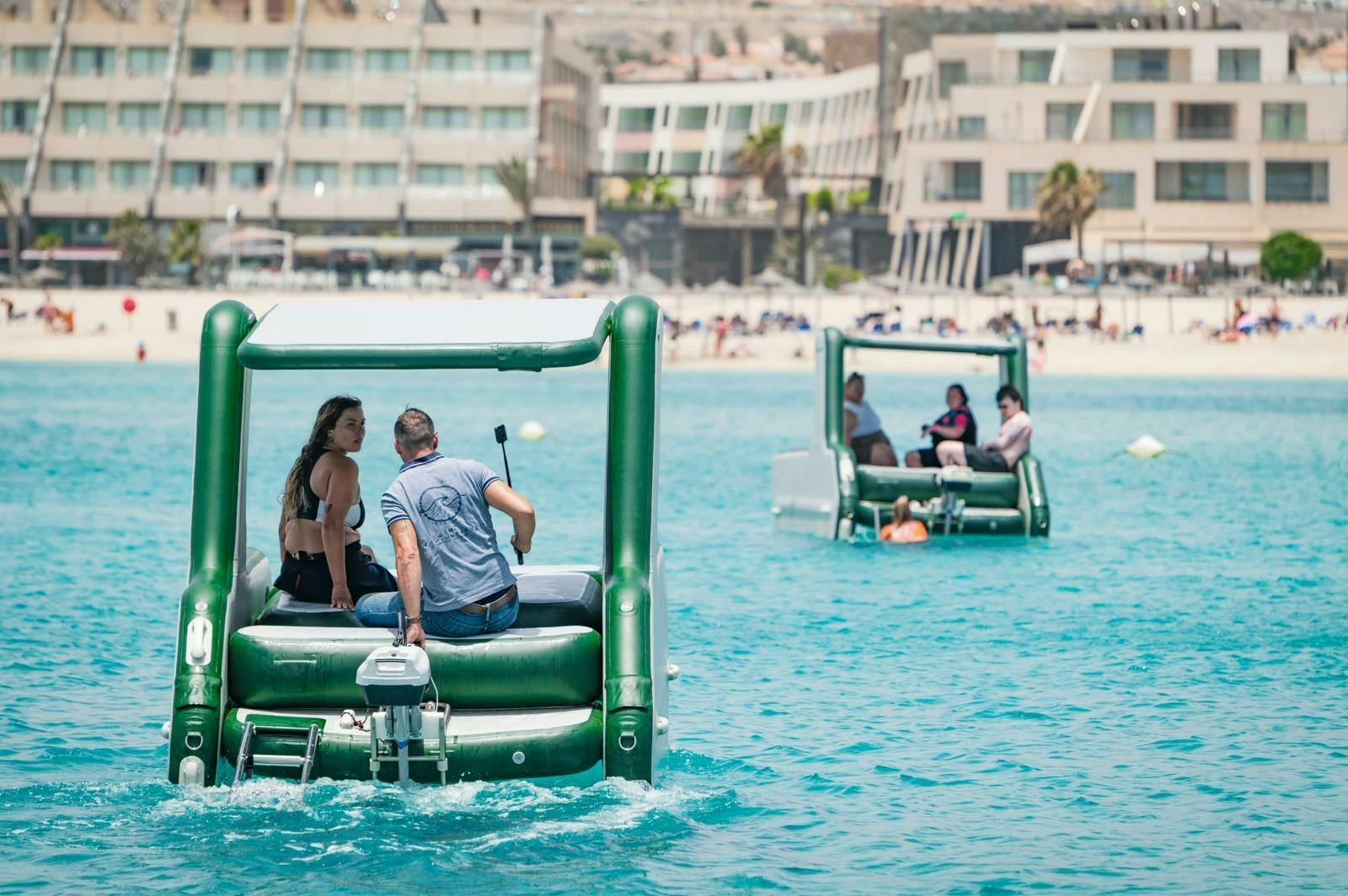 Electric Triboat hire from Caleta de Fuste harbour - 60 minutes