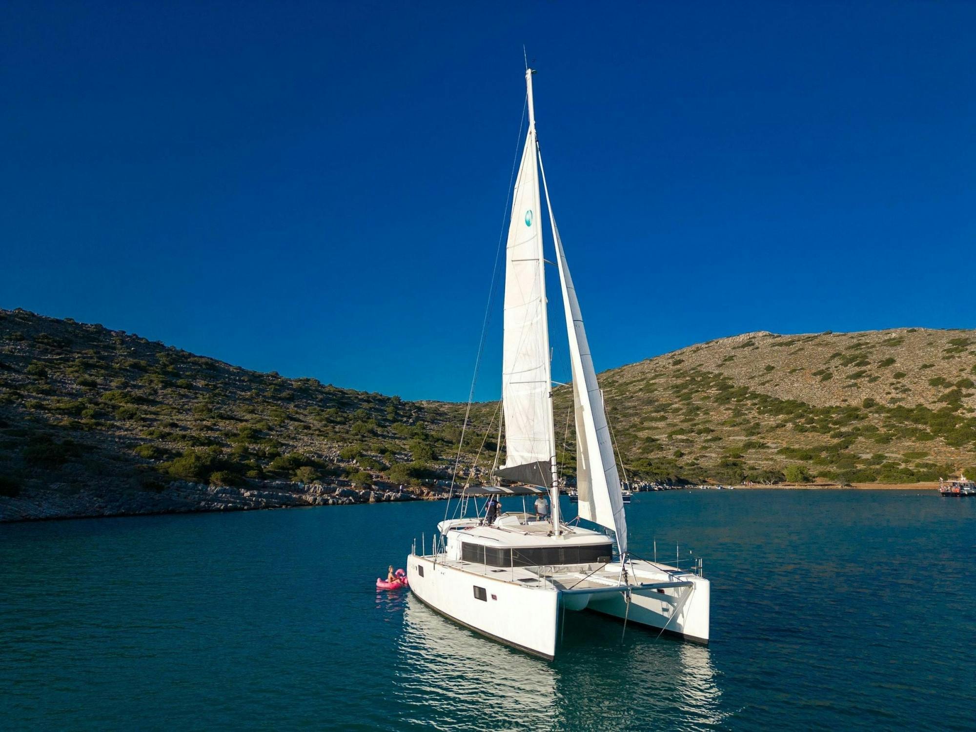 Chania Old Port Catamaran Cruises to Agioi Theodoroi Island