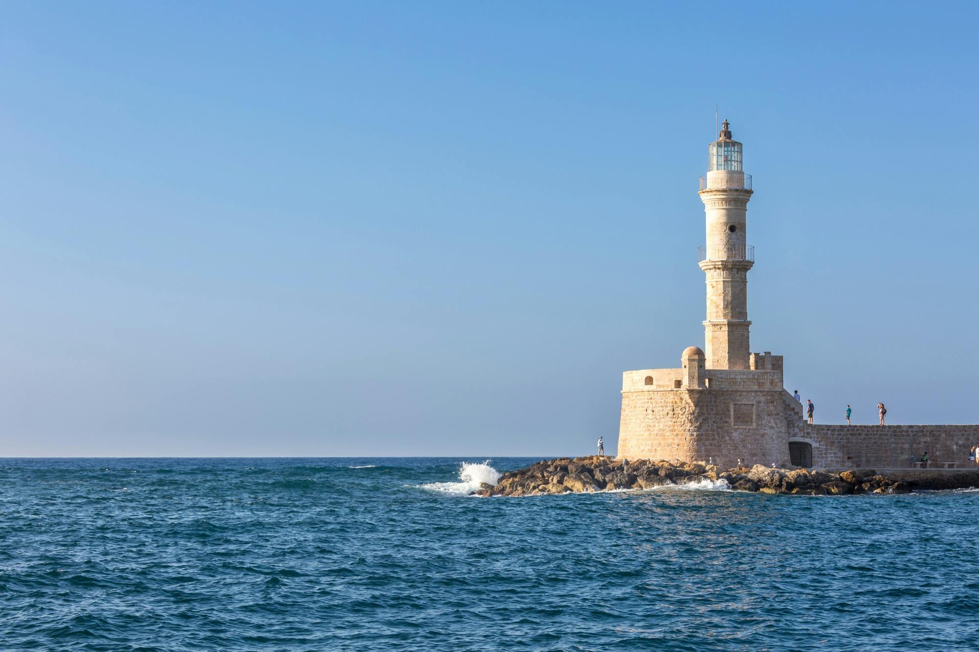 Chania Old Port Catamaran Cruises to Agioi Theodoroi Island