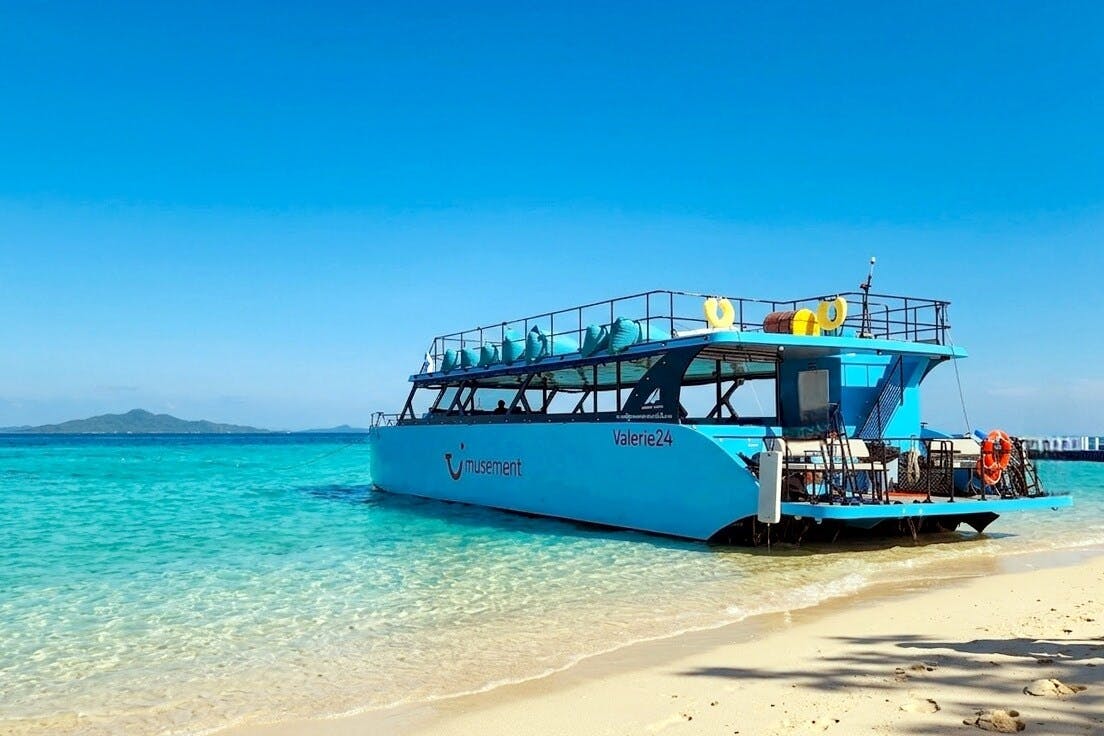 Full-day Phi Phi Islands tour with sunset by power catamaran from Phuket