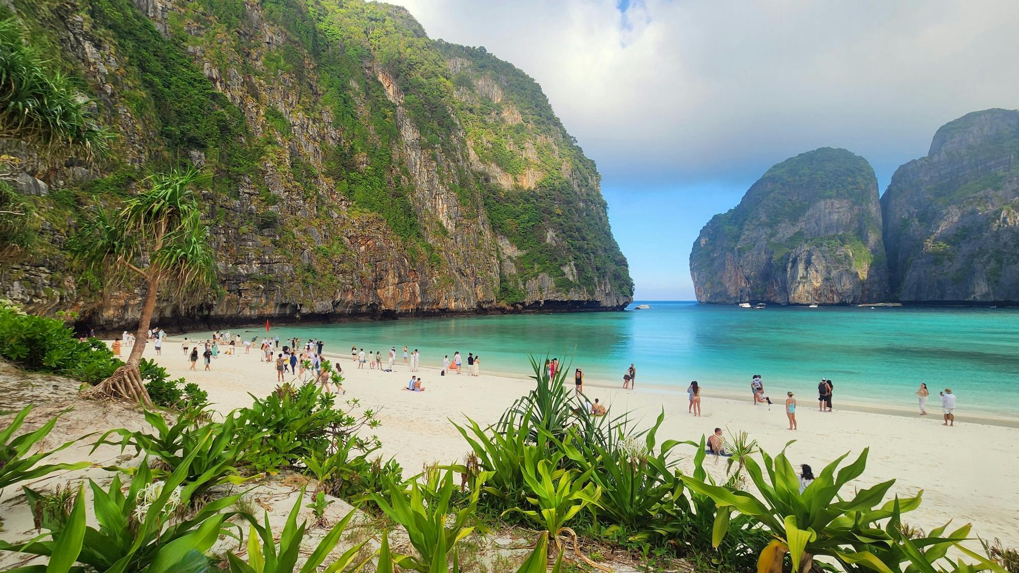 Full-day Phi Phi Islands tour with sunset by power catamaran from Phuket