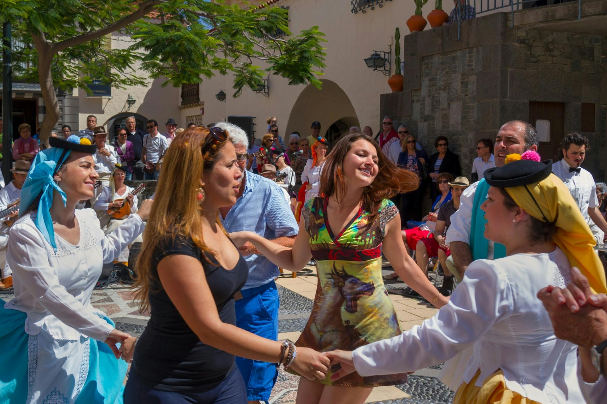 Día de Canarias en fejring af folkelig kultur og traditioner i Vecindario
