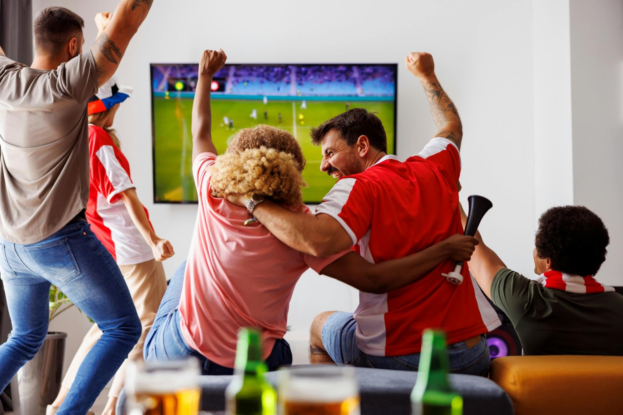 Se Euro 24-kampene på Beach Club