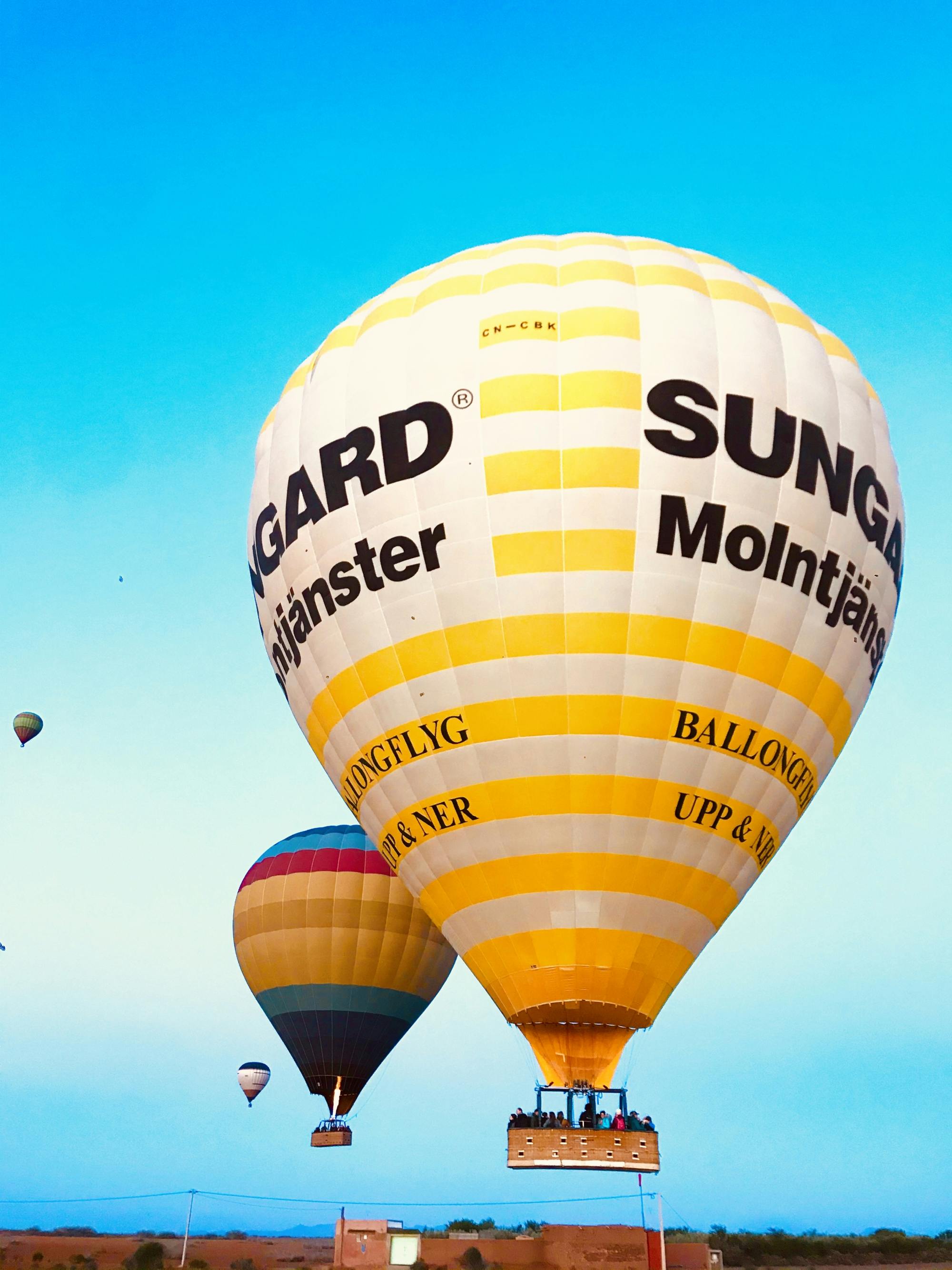 Marrakech hot-air balloon experience with breakfast in a Berber Haima