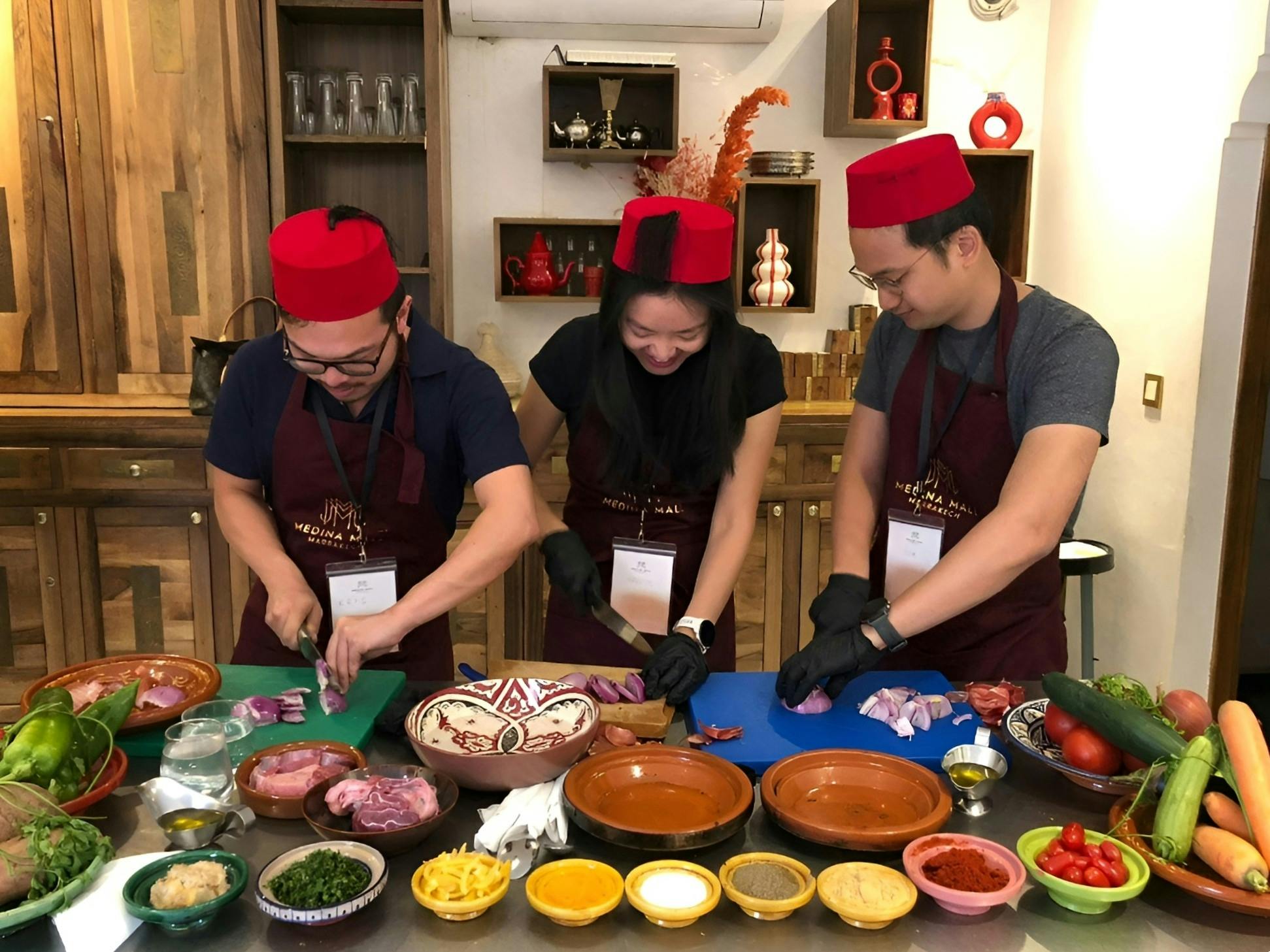 Authentic Moroccan cooking class workshop at Medina Mall