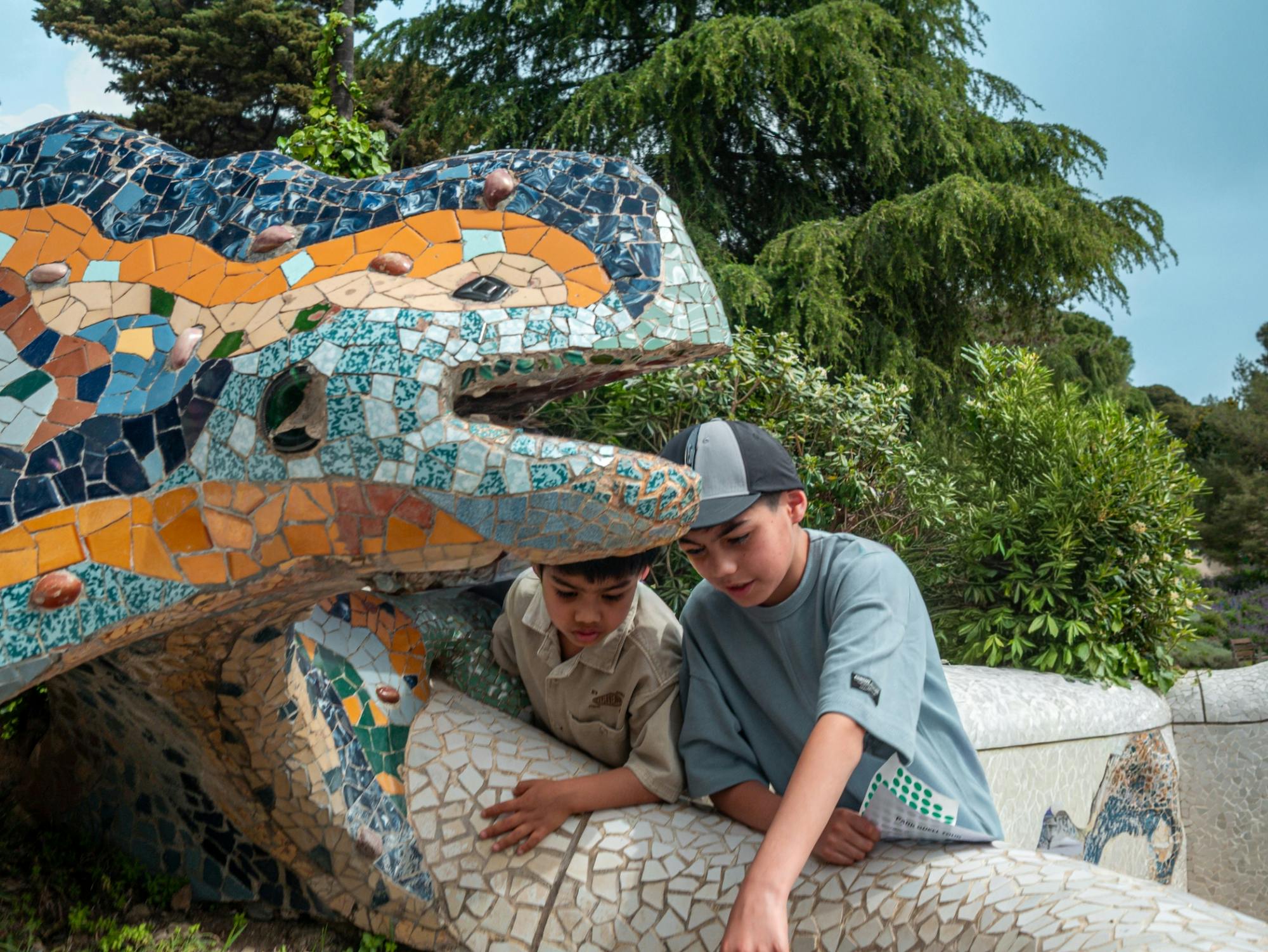 Visita guiada ao Parque Güell para crianças e famílias