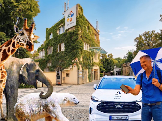 Transfer to Prague Zoo with audio guide