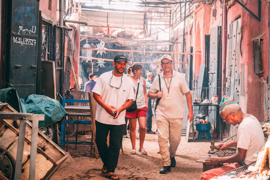 Marrakech Medina souks guided tour with artisans and tea tasting
