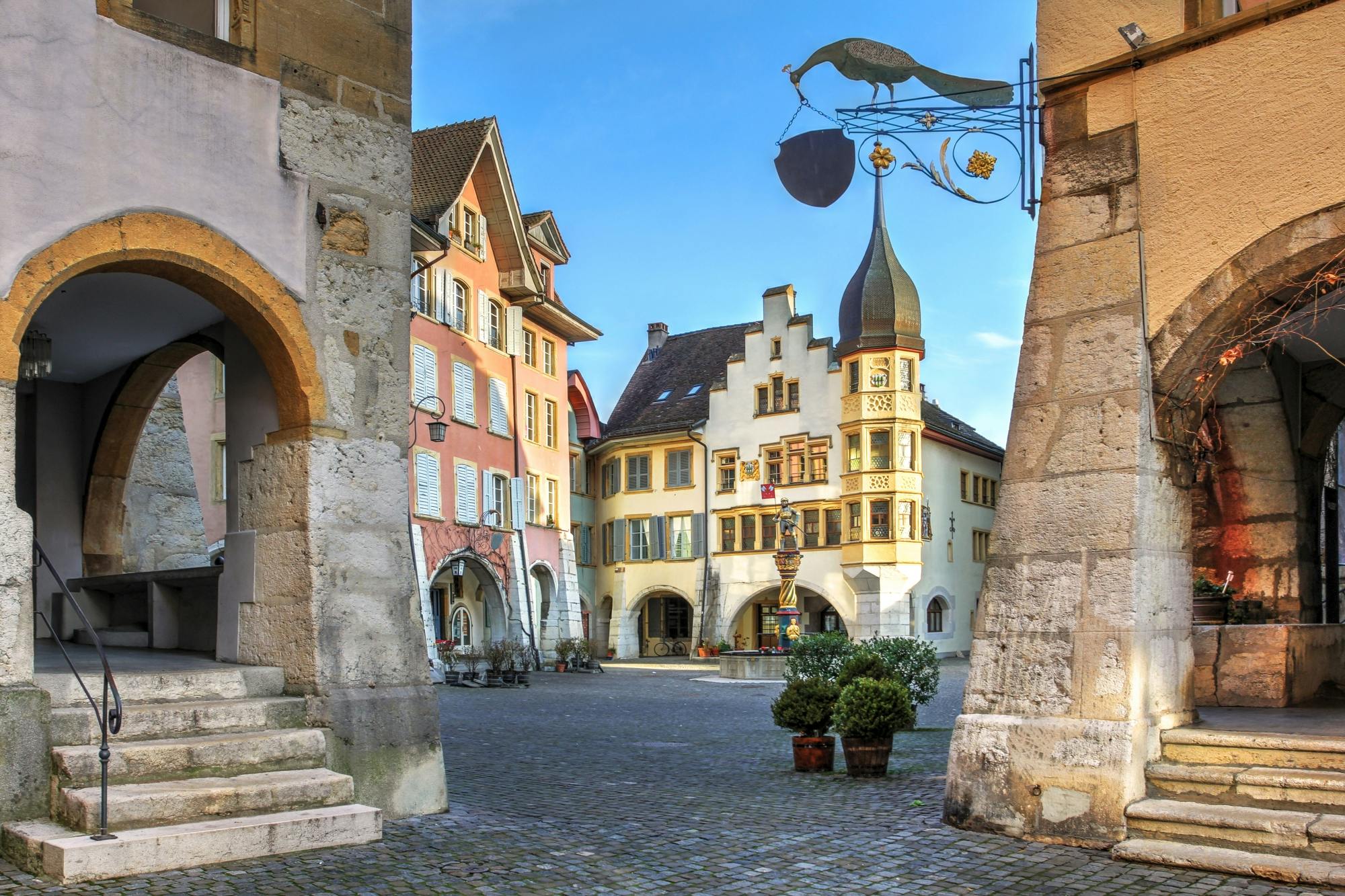 Biel self-guided city walk with audio guide