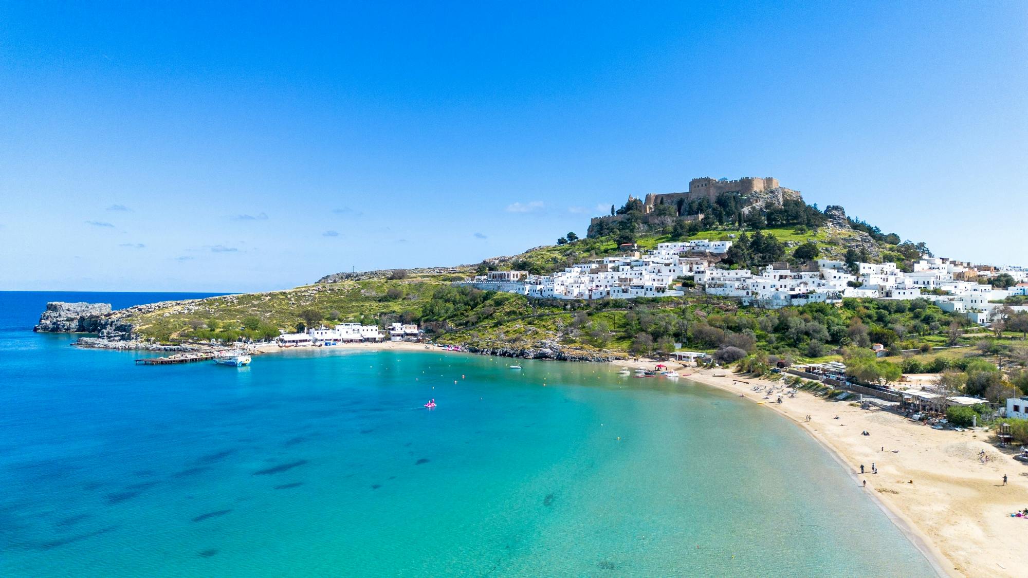 Gems of Lindos 2-hour private boat trip