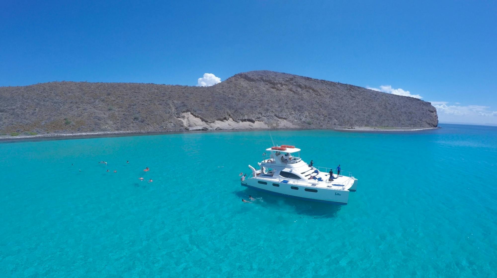 Balandra Beach catamaran cruise with lunch and open bar