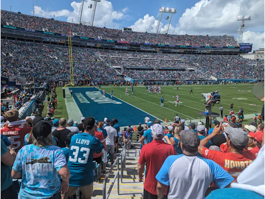 Jacksonville Jaguars voetbalwedstrijd in EverBank Stadium