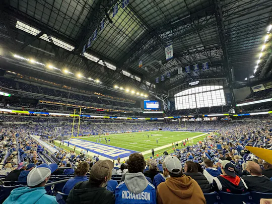 Match de football des Indianapolis Colts au Lucas Oil Stadium