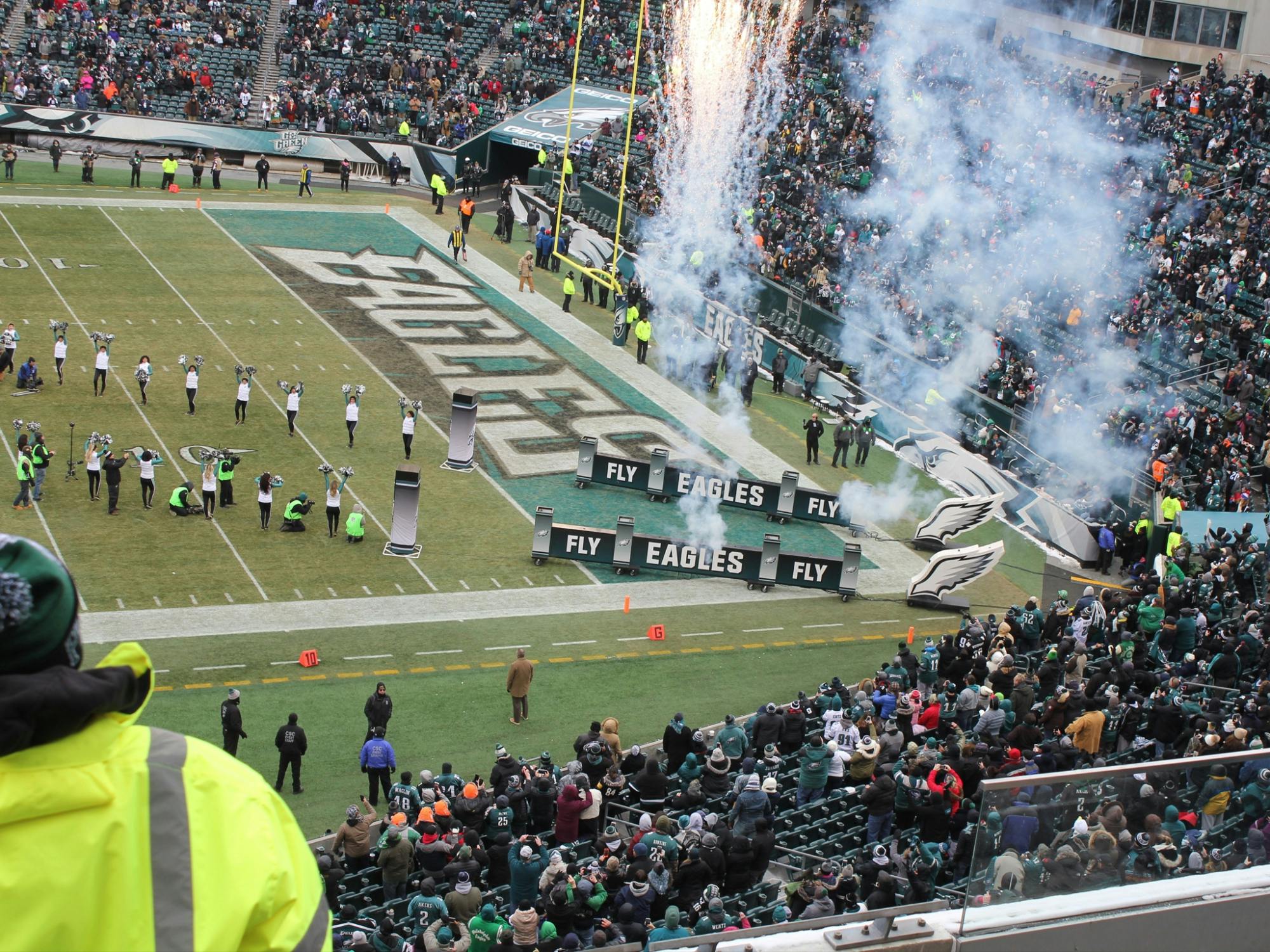 Eintrittskarte für das Footballspiel der Philadelphia Eagles im Lincoln Financial Field