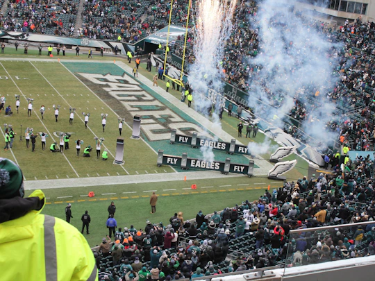 Philadelphia Eagles football game ticket at Lincoln Financial Field