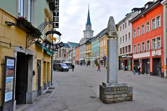Villach self-guided city walk with audio guide