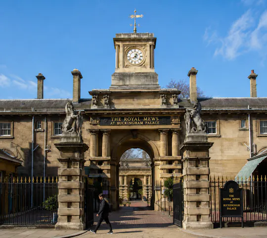 Bilhete para as Royal Mews no Palácio de Buckingham, guia áudio da cidade e eSIM