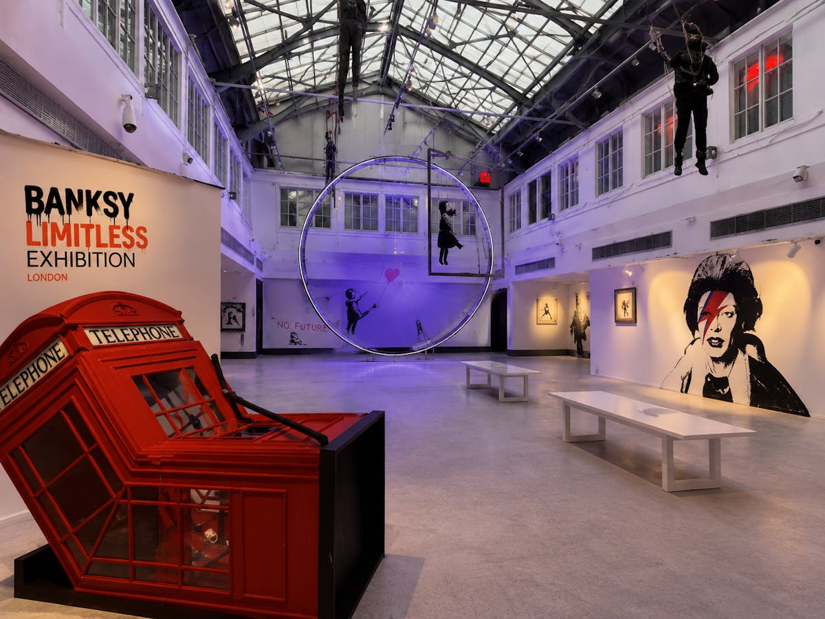 Banksy Limitless London-tickets met audiogids voor Londen en eSIM