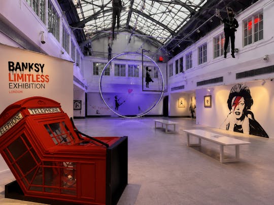 Banksy Limitless London tickets with London audio guide and eSIM