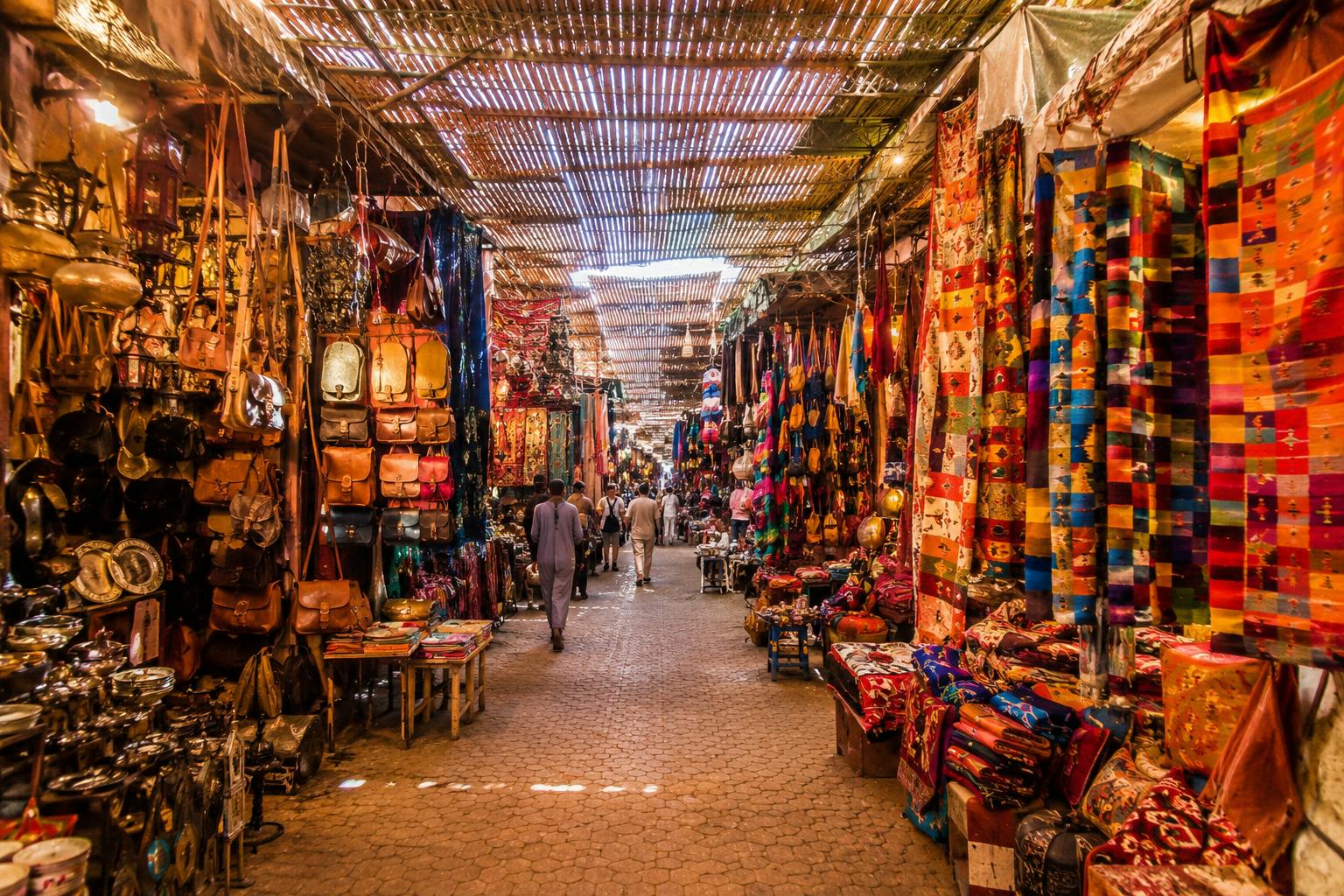 Marrakech Souks and shopping guided tour