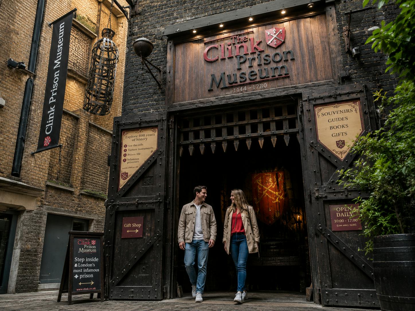 The Clink Prison Museum ticket with London audio guide and eSIM