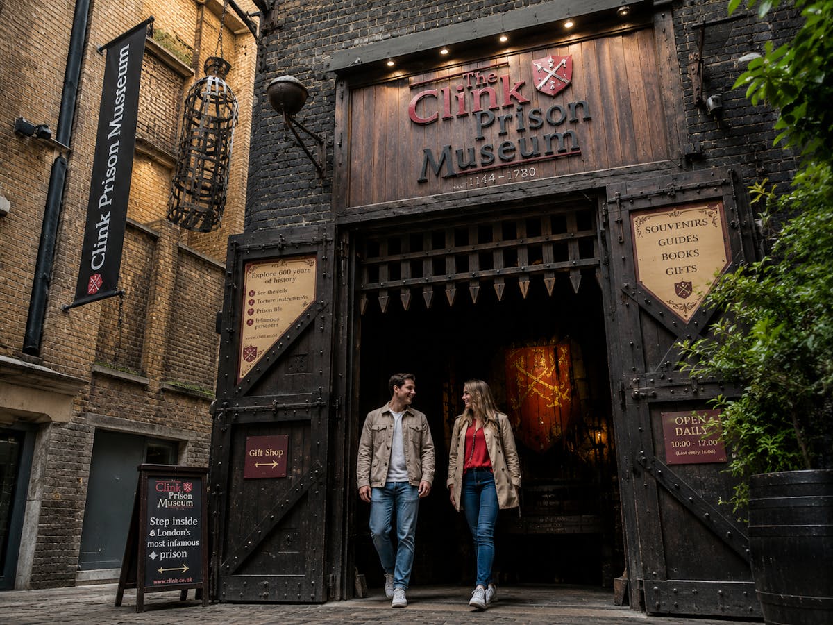 Toegangskaart voor het Clink Prison Museum met audiogids voor Londen en eSIM