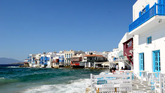 Visita guiada de medio día por los lugares más destacados de Mykonos para pasajeros de cruceros