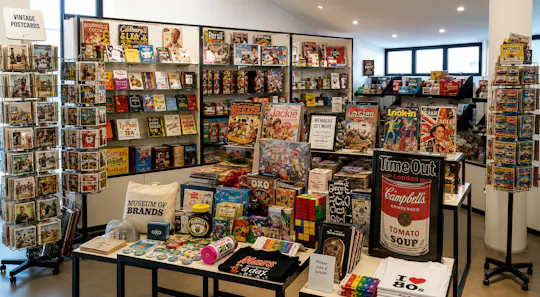 Bilhete de entrada para o Museum of Brands com visita guiada áudio em Londres e eSIM de 1 GB