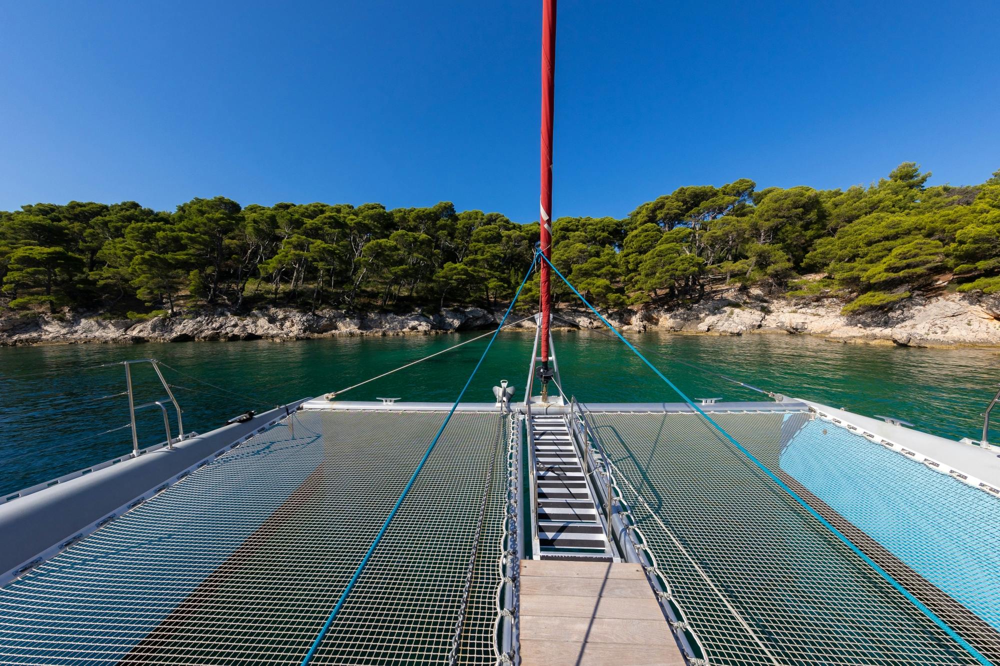 Adults-only Corfu sunset catamaran cruise with drinks, snacks and optional transfers