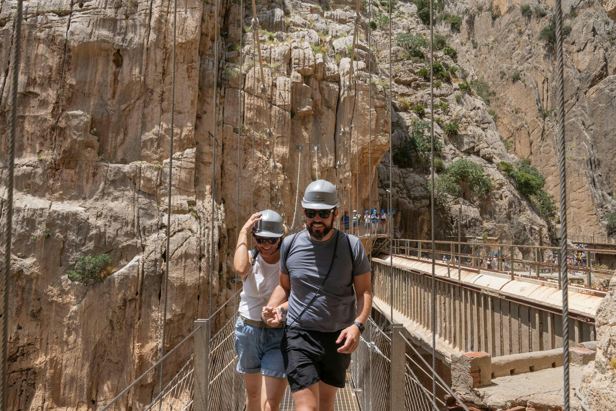 Caminito del Rey hiking trail tour from the Costa del Sol