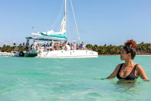 Saona Island highlights boat tour with buffet lunch