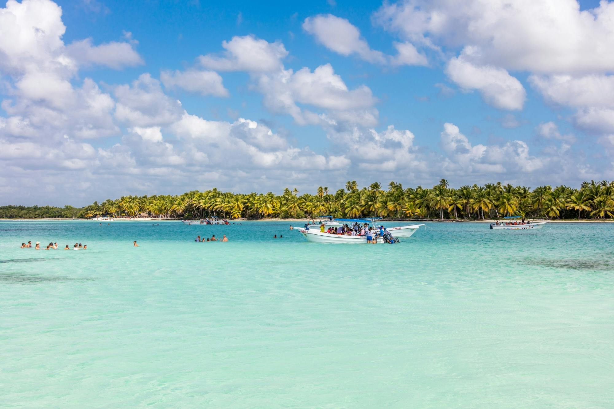 Saona Island highlights boat tour with buffet lunch