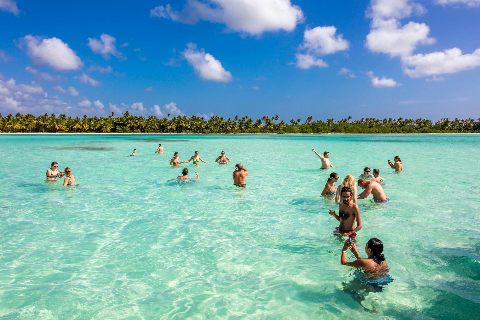 Saona Island highlights boat tour with buffet lunch