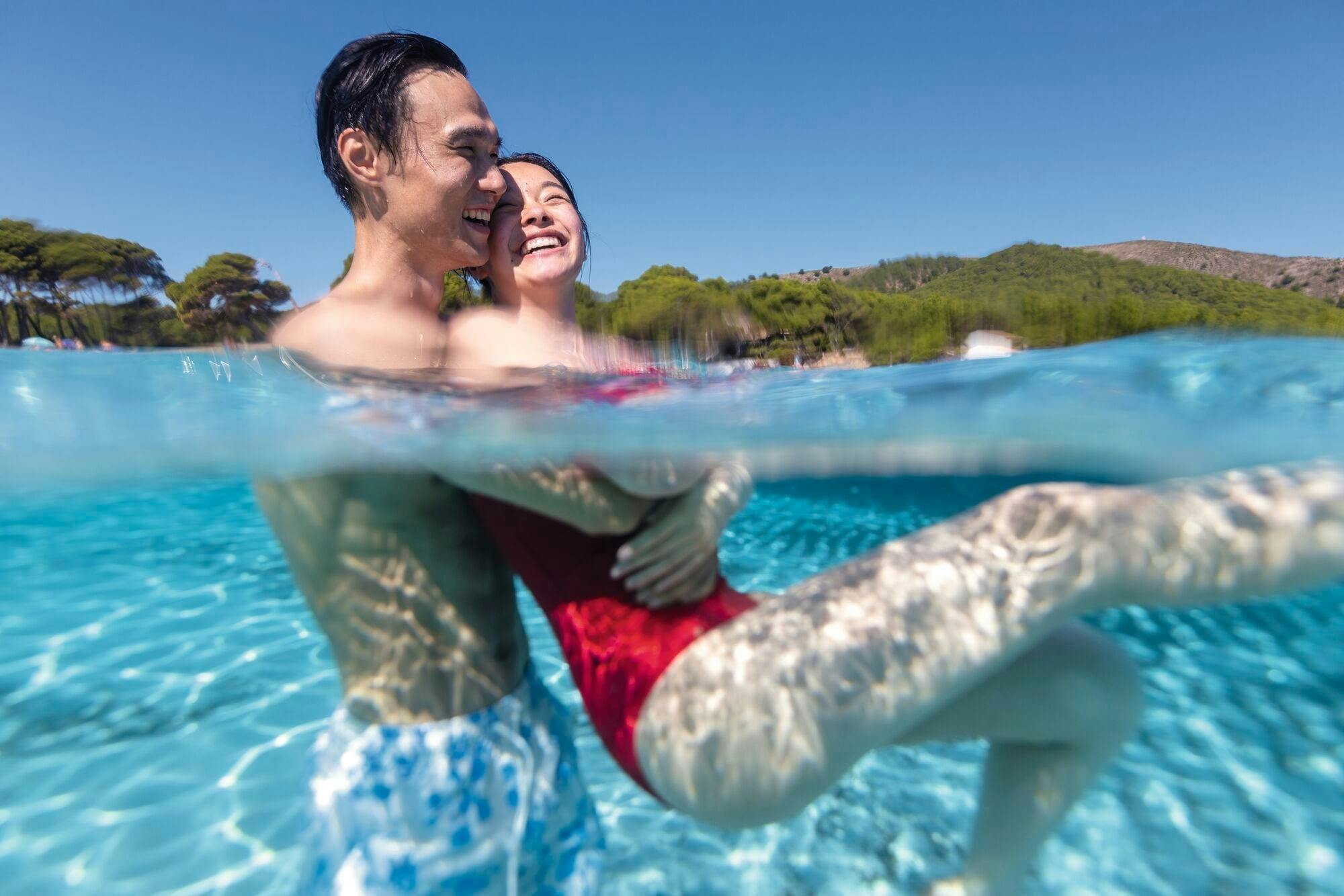 Full-day adults-only Riviera Maya boat trip with open bar and lunch