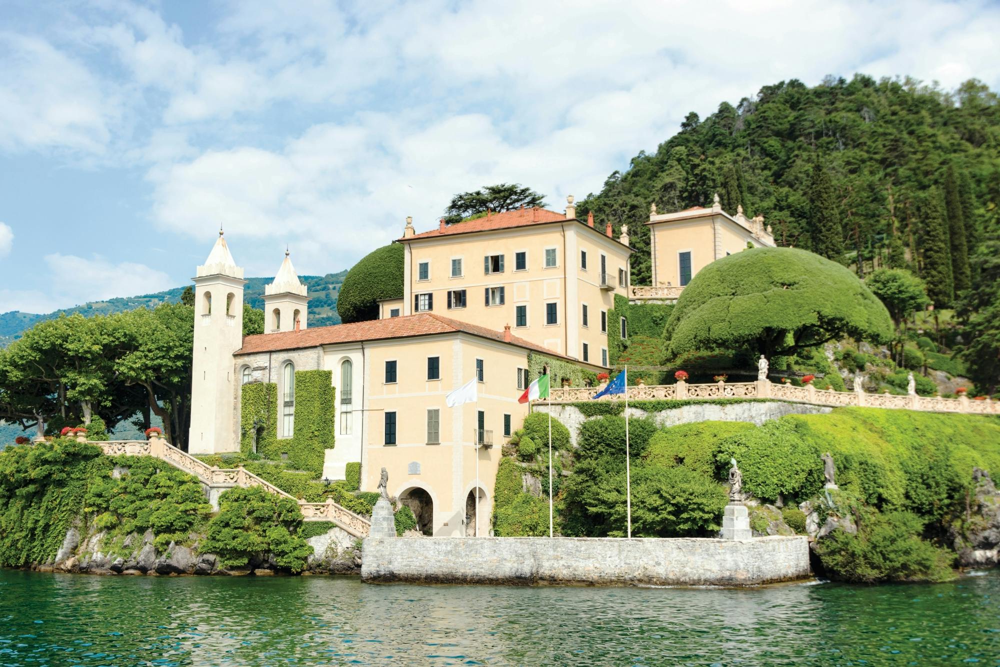 Villa Balbianello and Lake Como shared boat tour