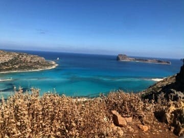 Balos Lagoon viewpoint and Falasarna Beach scenic van tour