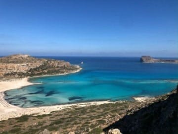 Balos Lagoon viewpoint and Falasarna Beach scenic van tour
