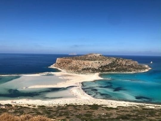 Balos Lagoon viewpoint and Falasarna Beach scenic van tour