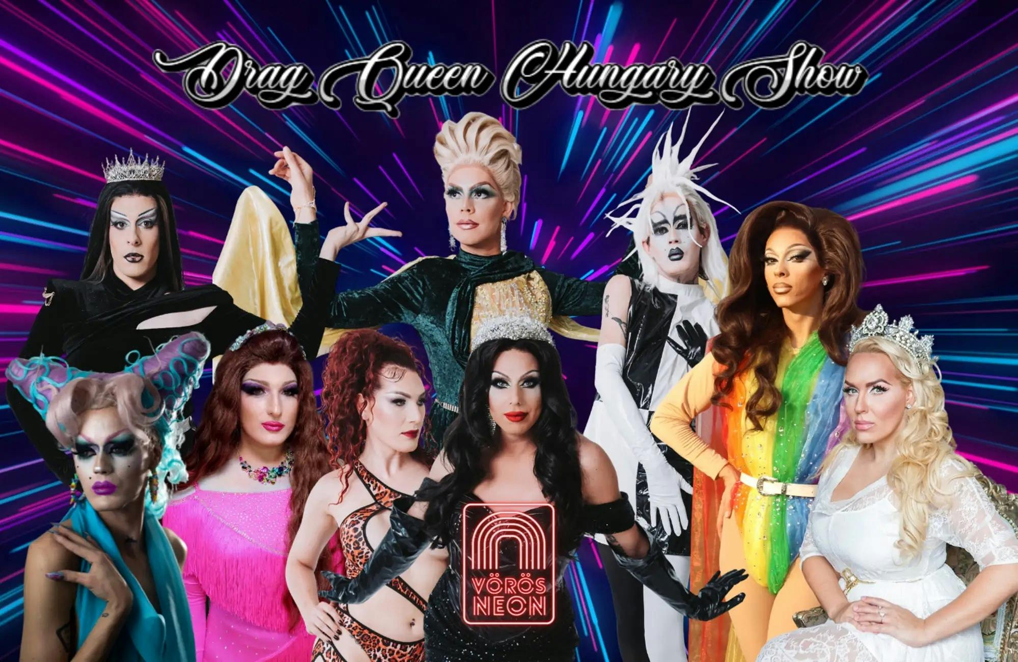 Drag-Queen-Show „Hungary All Stars“ im Vörös Neon