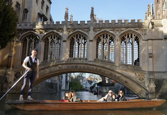 Passeio de barco em Cambridge