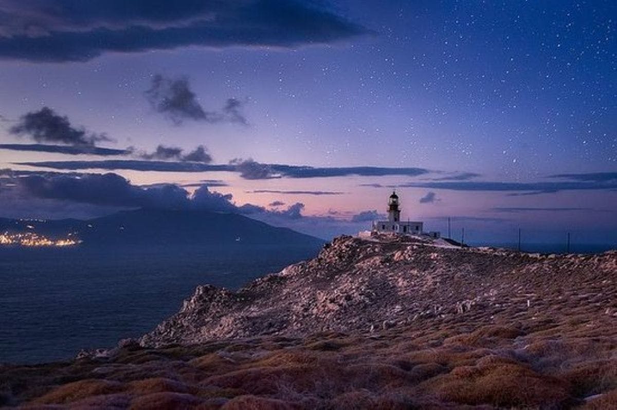 Visite du phare d'Armenistis à Mykonos et du Musée naval de la mer Égée