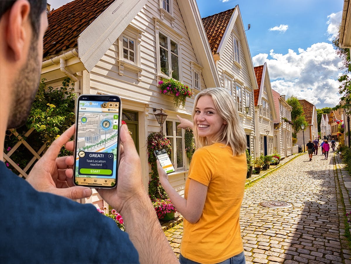 Chasse au trésor numérique en libre-service à Stavanger