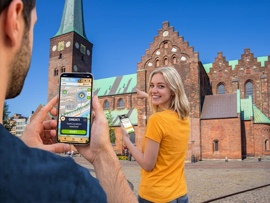 Self-guided digital scavenger hunt in Aarhus