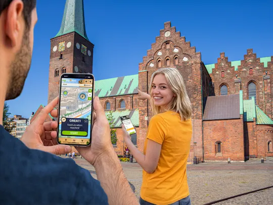Self-guided digital scavenger hunt in Aarhus