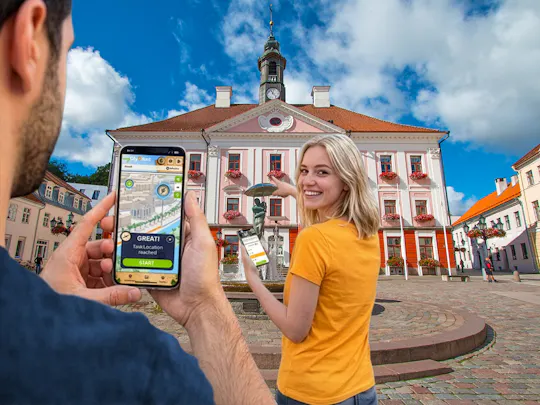 Self-guided digital scavenger hunt in Tartu