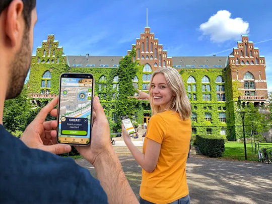 Caccia al tesoro digitale autoguidata a Lund