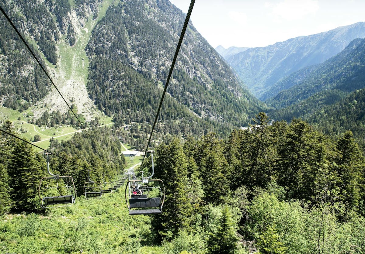 Skipas voor de gondel en stoeltjeslift van het Lac de Gaube in Cauterets