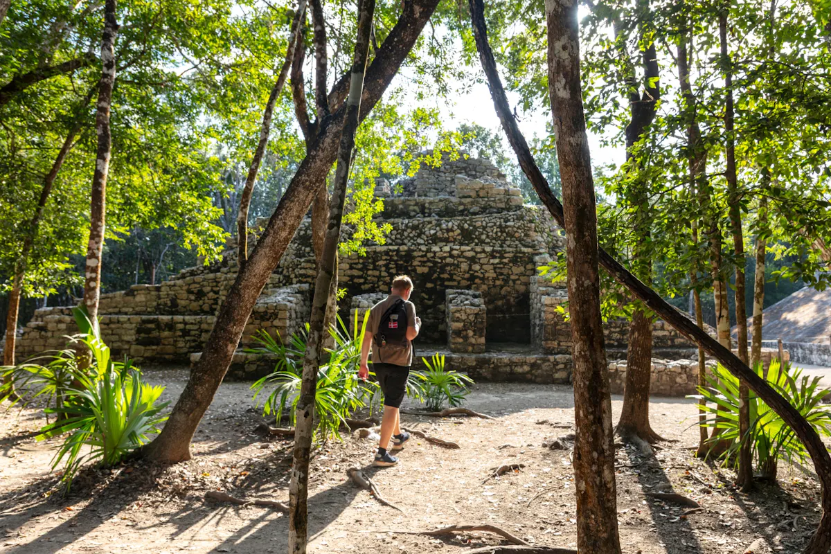 Maya Coba ruins tour with pyramid, ceremony and cenote swim