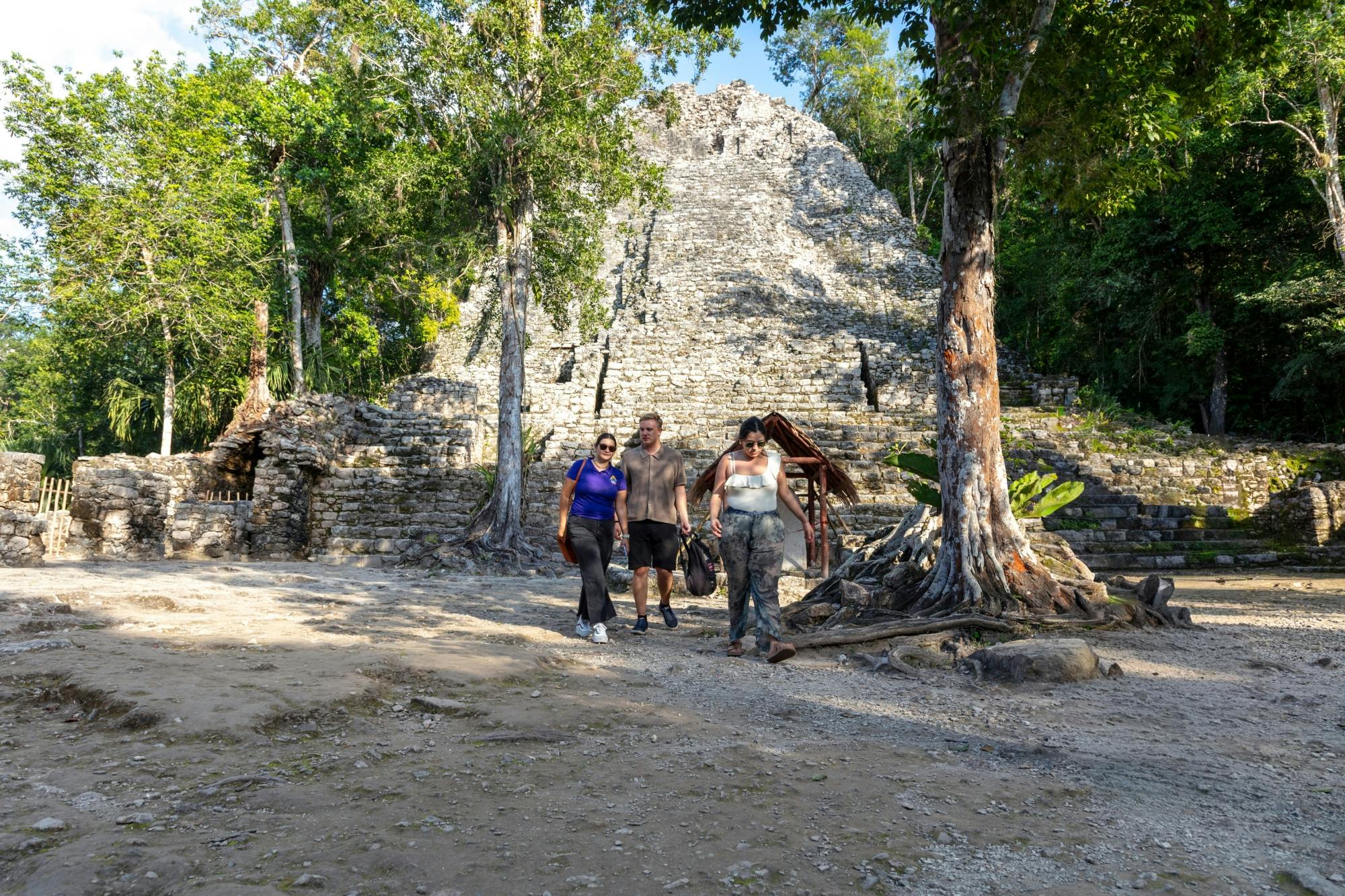 Maya Coba ruins tour with pyramid, ceremony and cenote swim