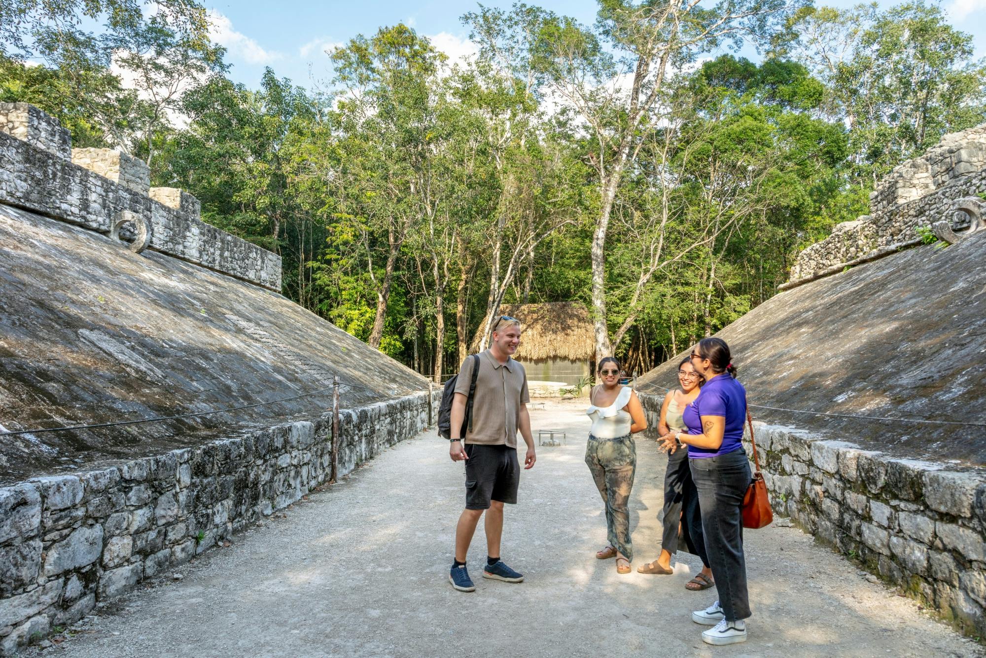 Maya Coba ruins tour with pyramid, ceremony and cenote swim